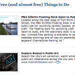 Free thingst to do around city